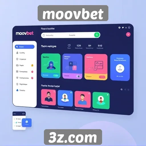 Interface e experiência do usuário no moovbet